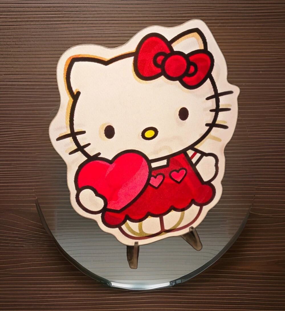 Hello Kitty Cute 3D Motion Lenticular Car Laptop Decal Sticker Peeker